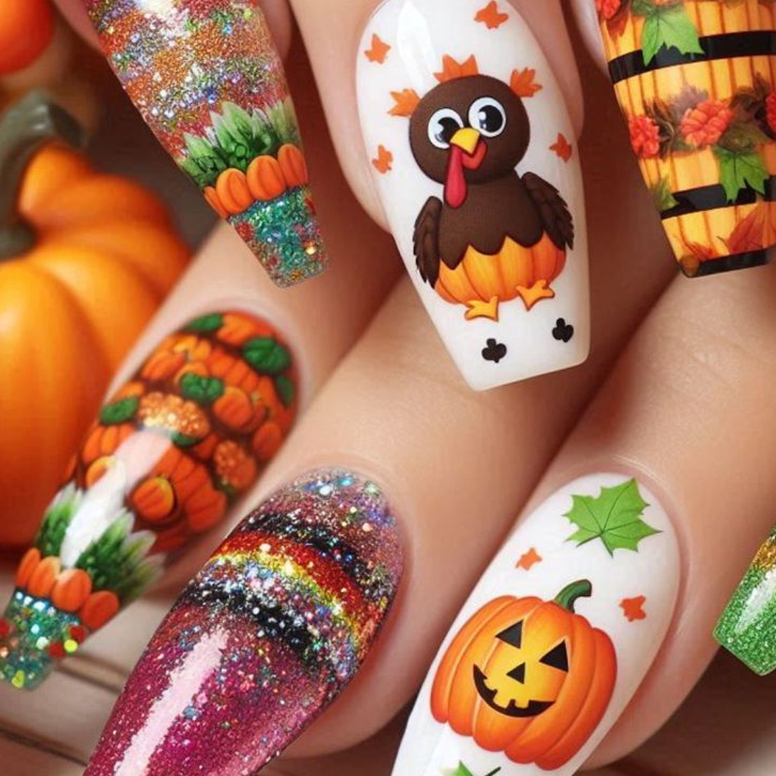 Nail designs fall