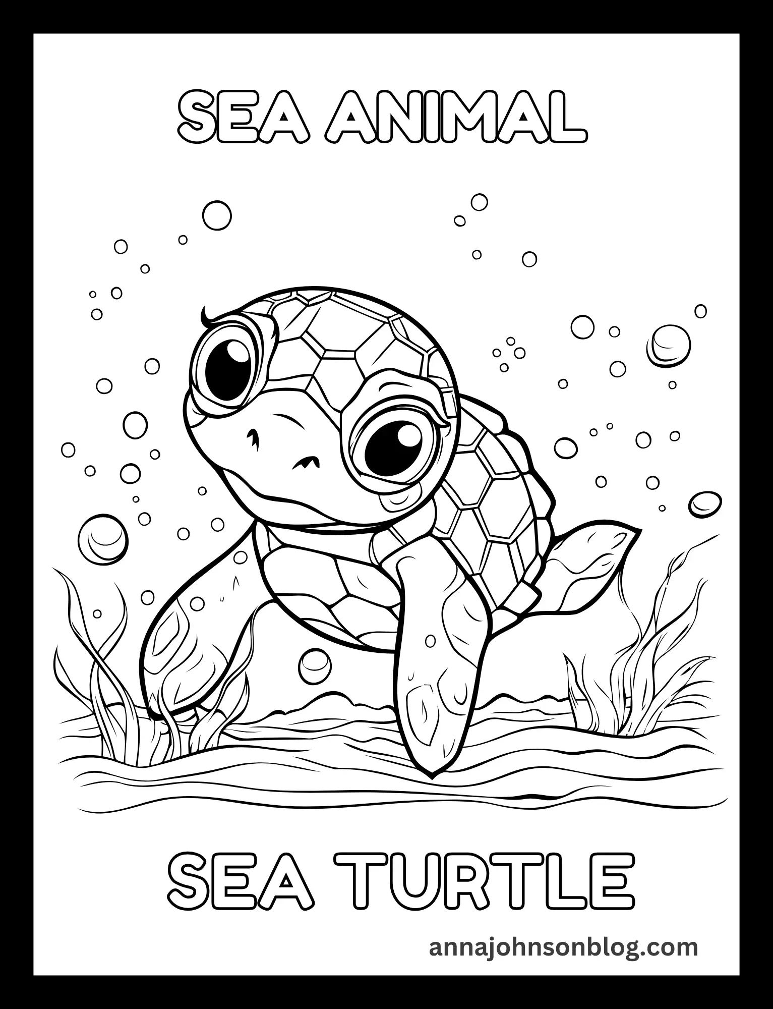 Sea Animals Coloring Pages