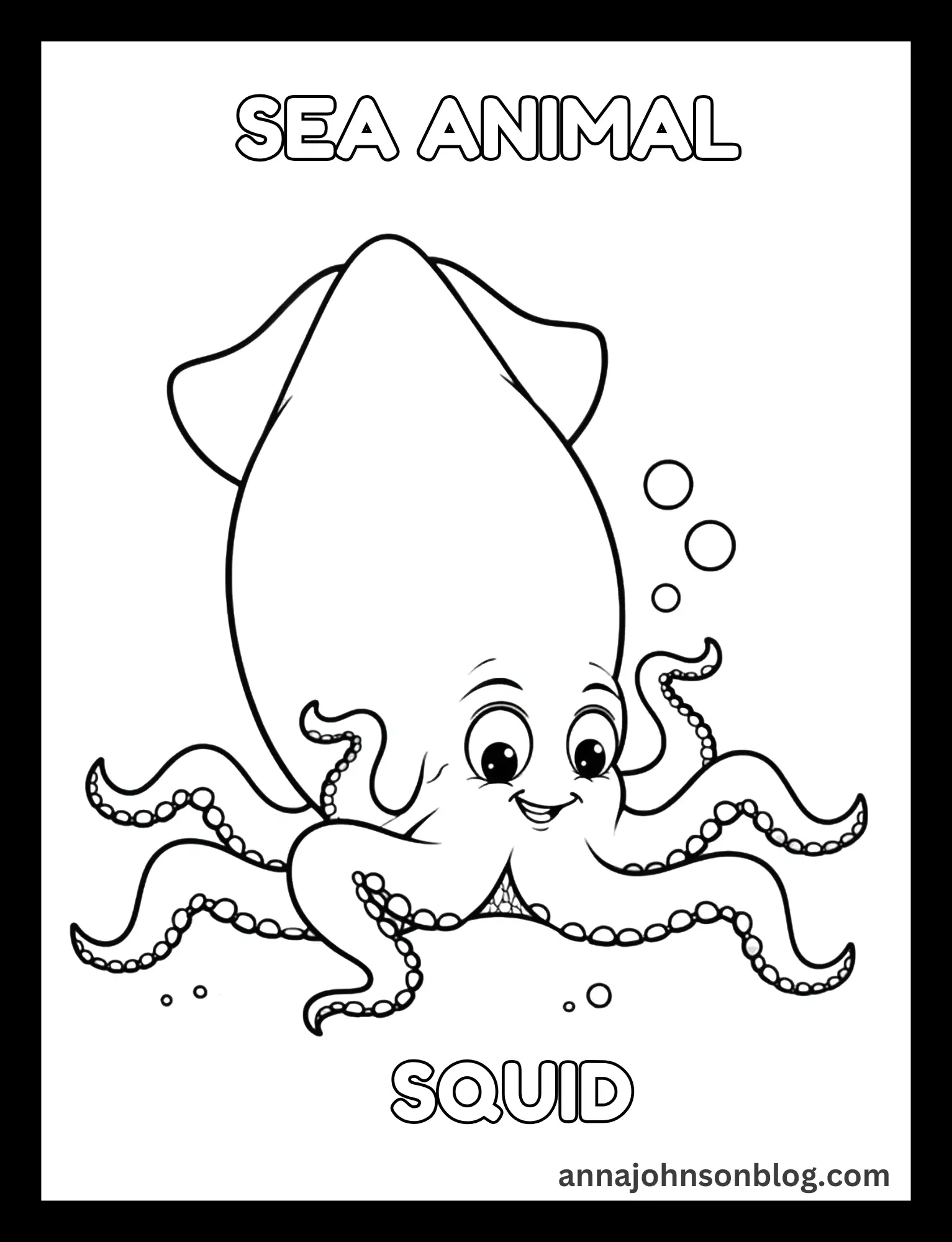 Sea Animals Coloring Pages