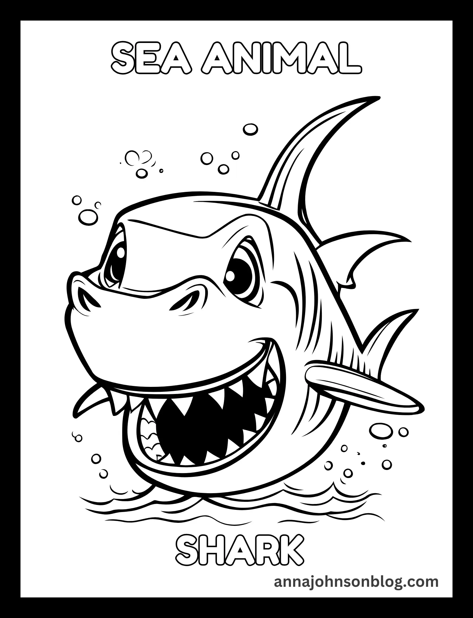 Sea Animals Coloring Pages