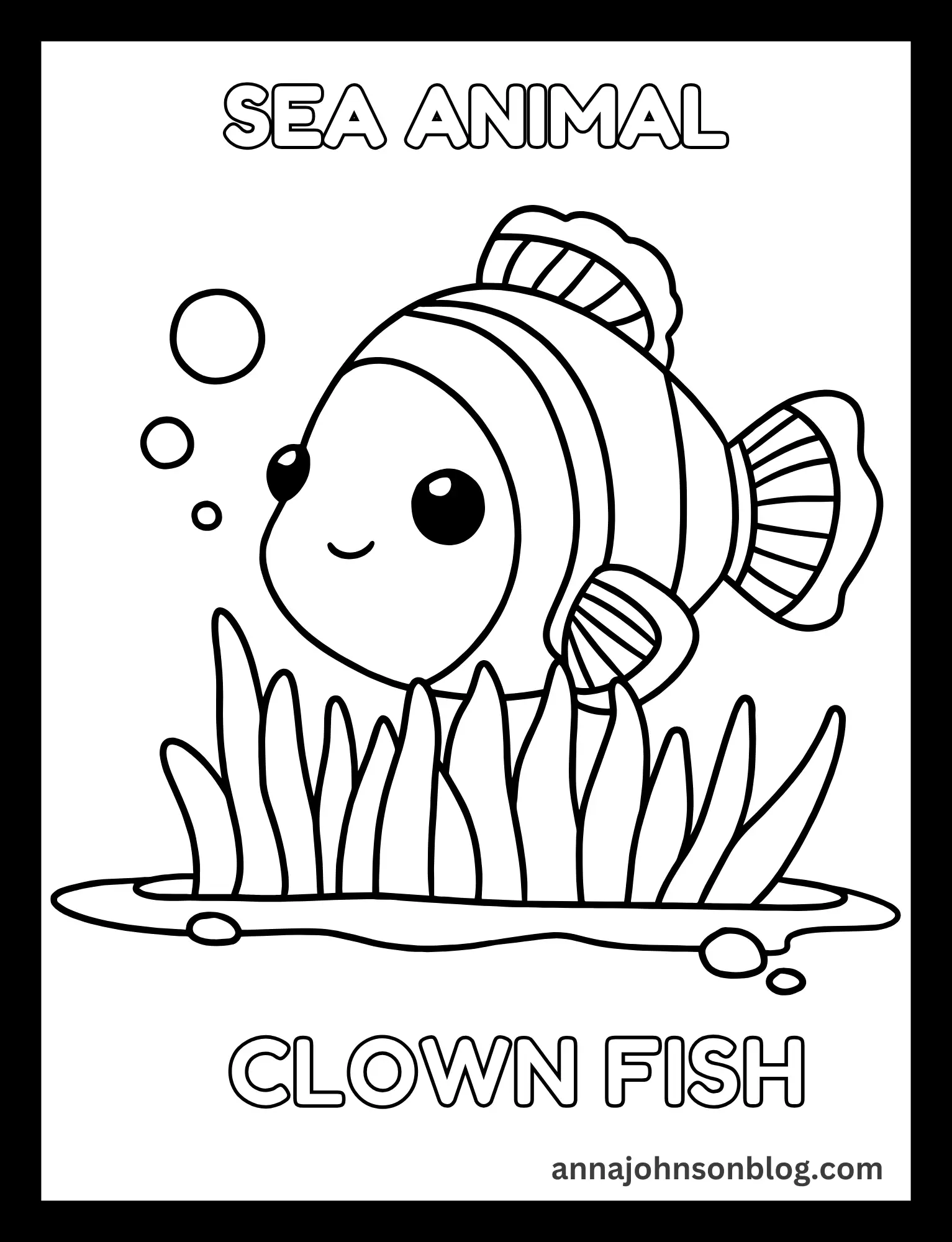 Sea Animals Coloring Pages