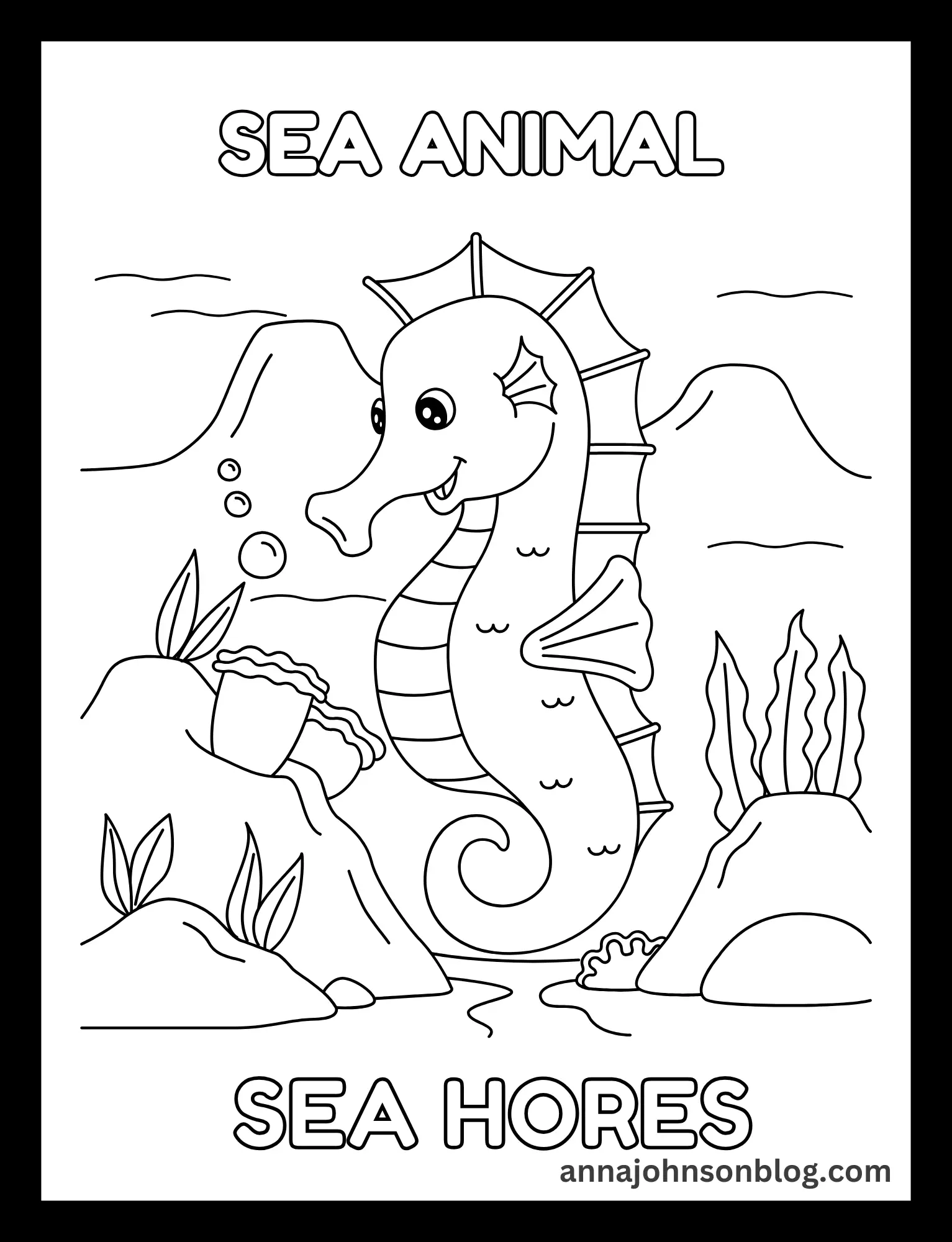 Sea Animals Coloring Pages