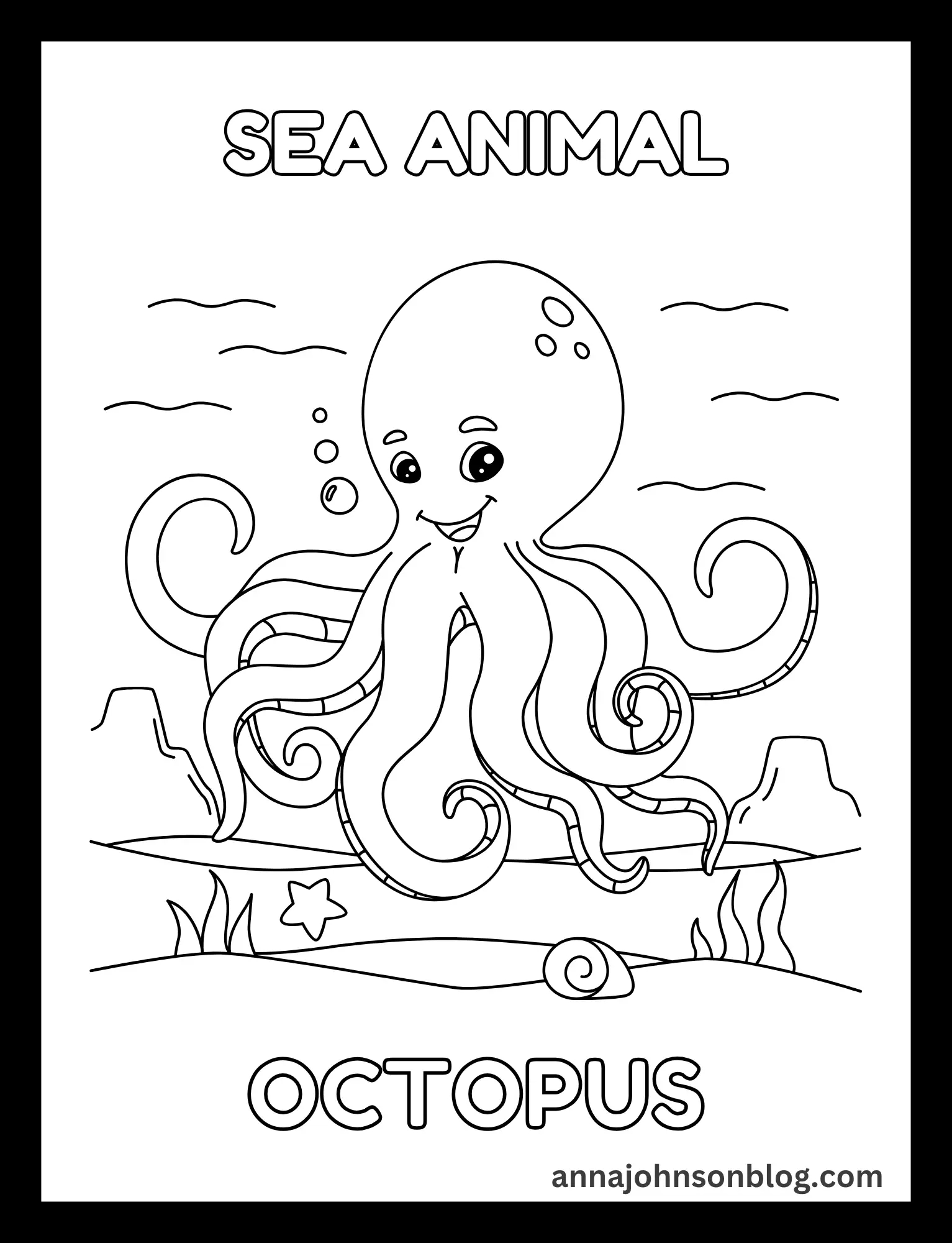 Sea Animals Coloring Pages