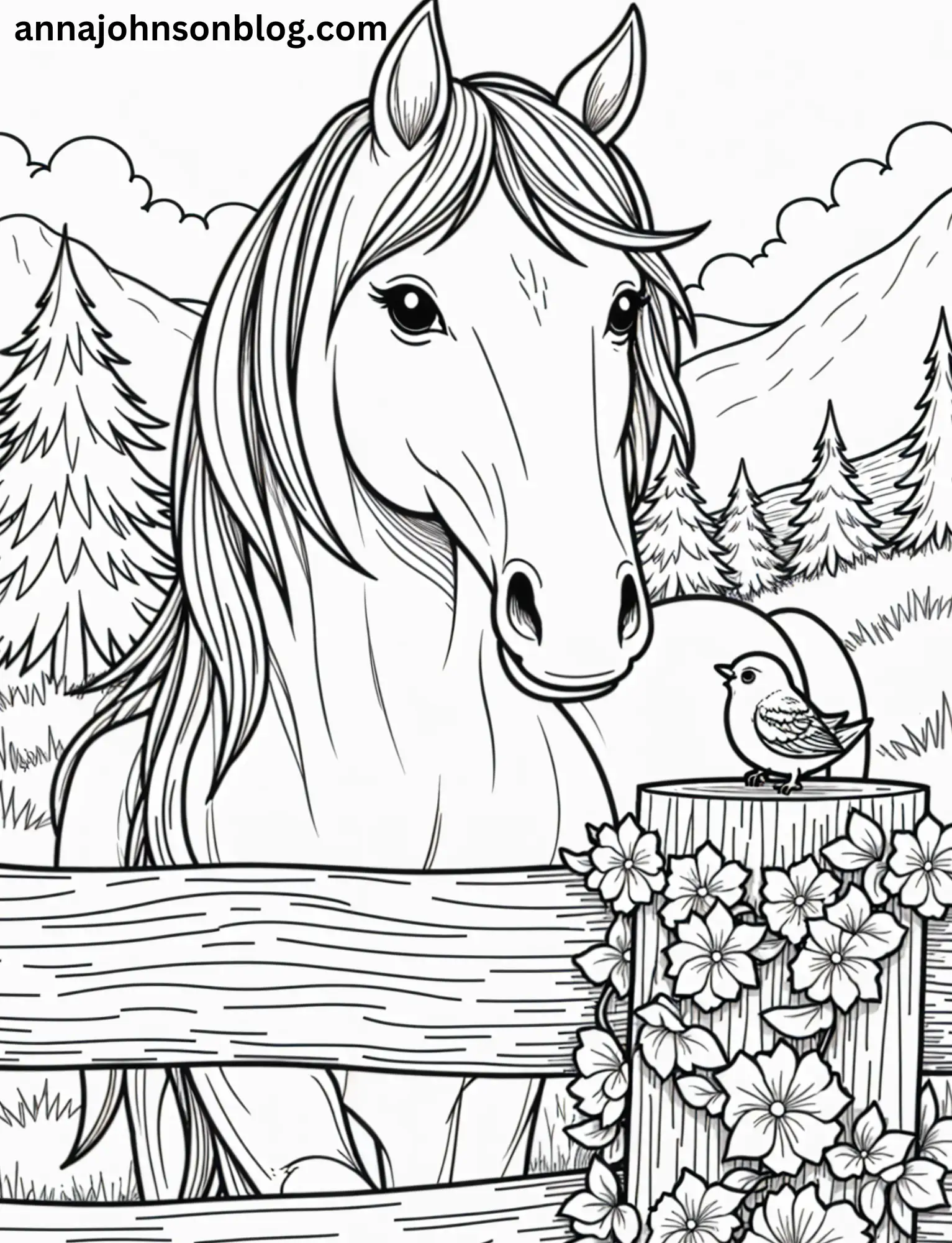 horse-coloring-pages