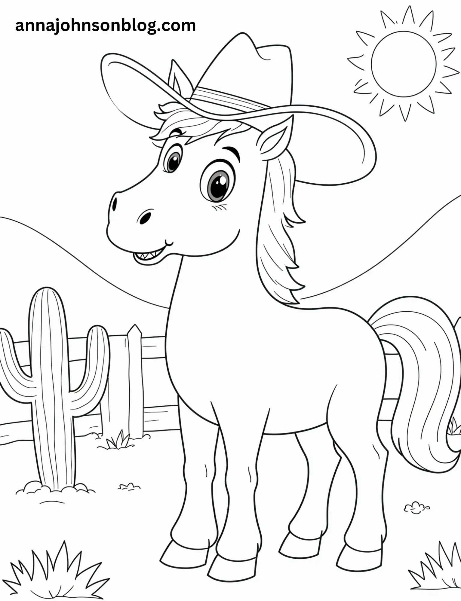 horse-coloring-pages