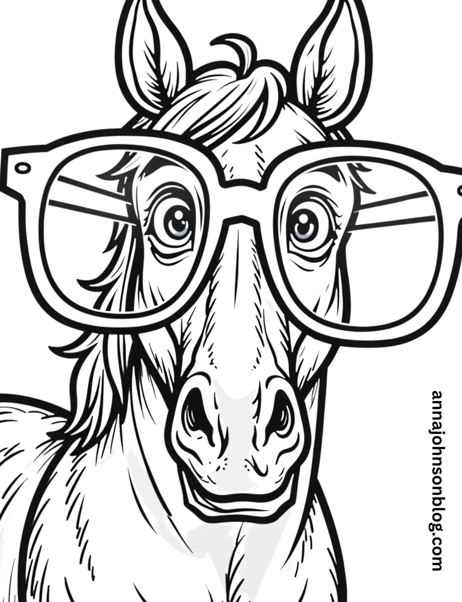 horse-coloring-pages