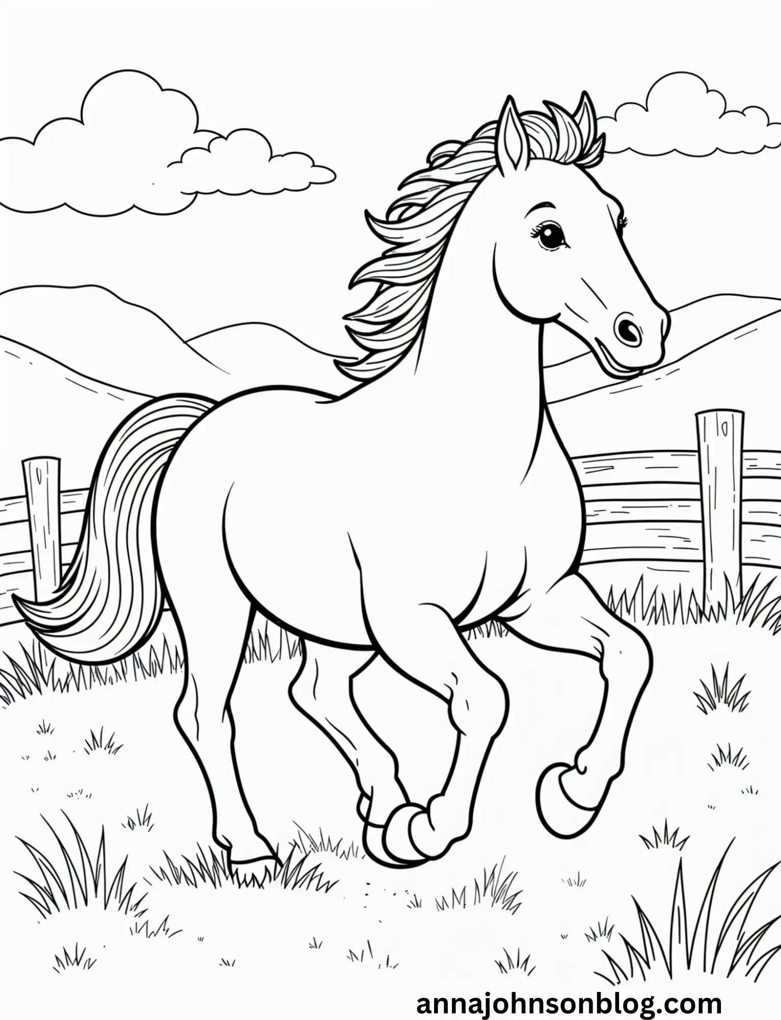 horse-coloring-pages