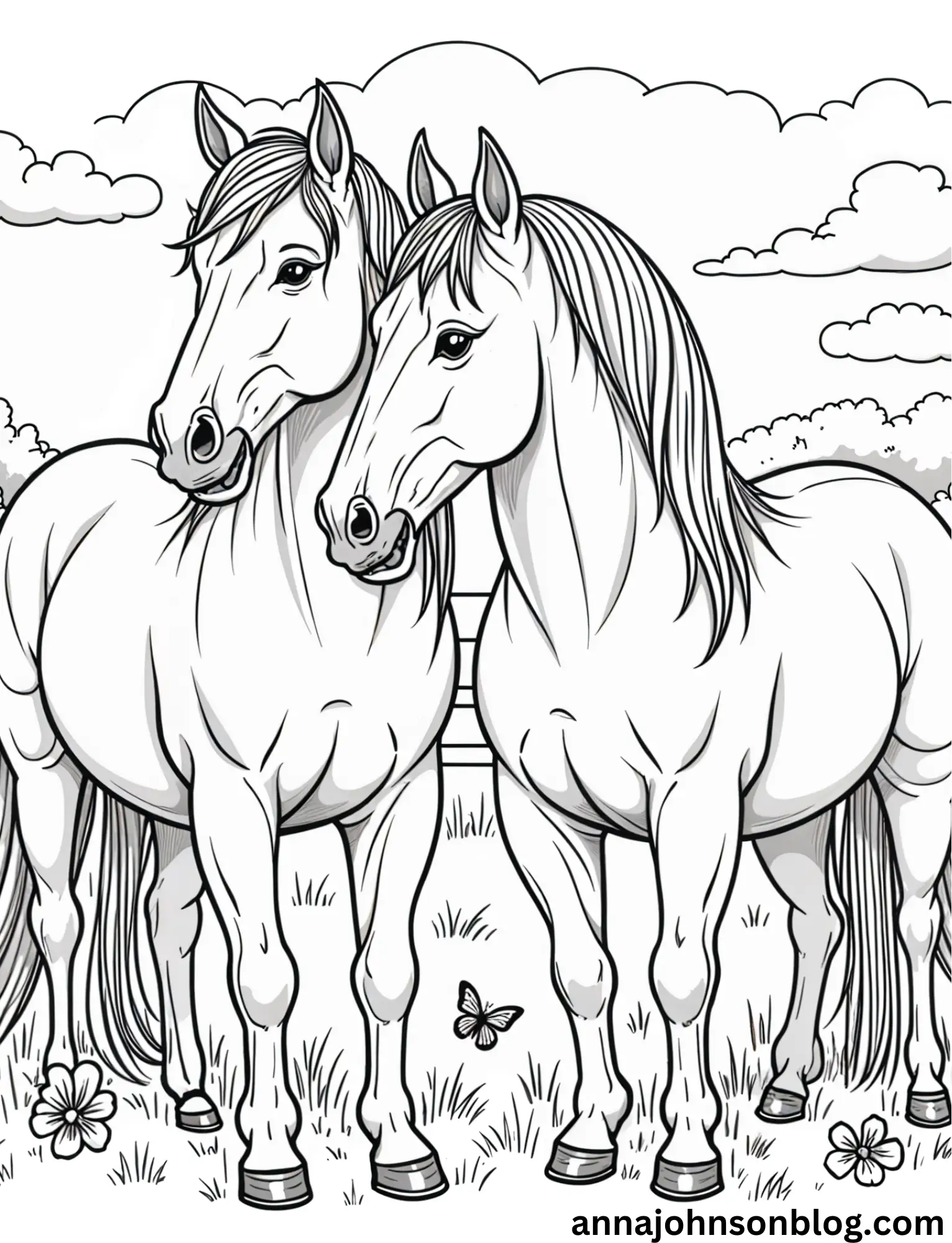 horse-coloring-pages