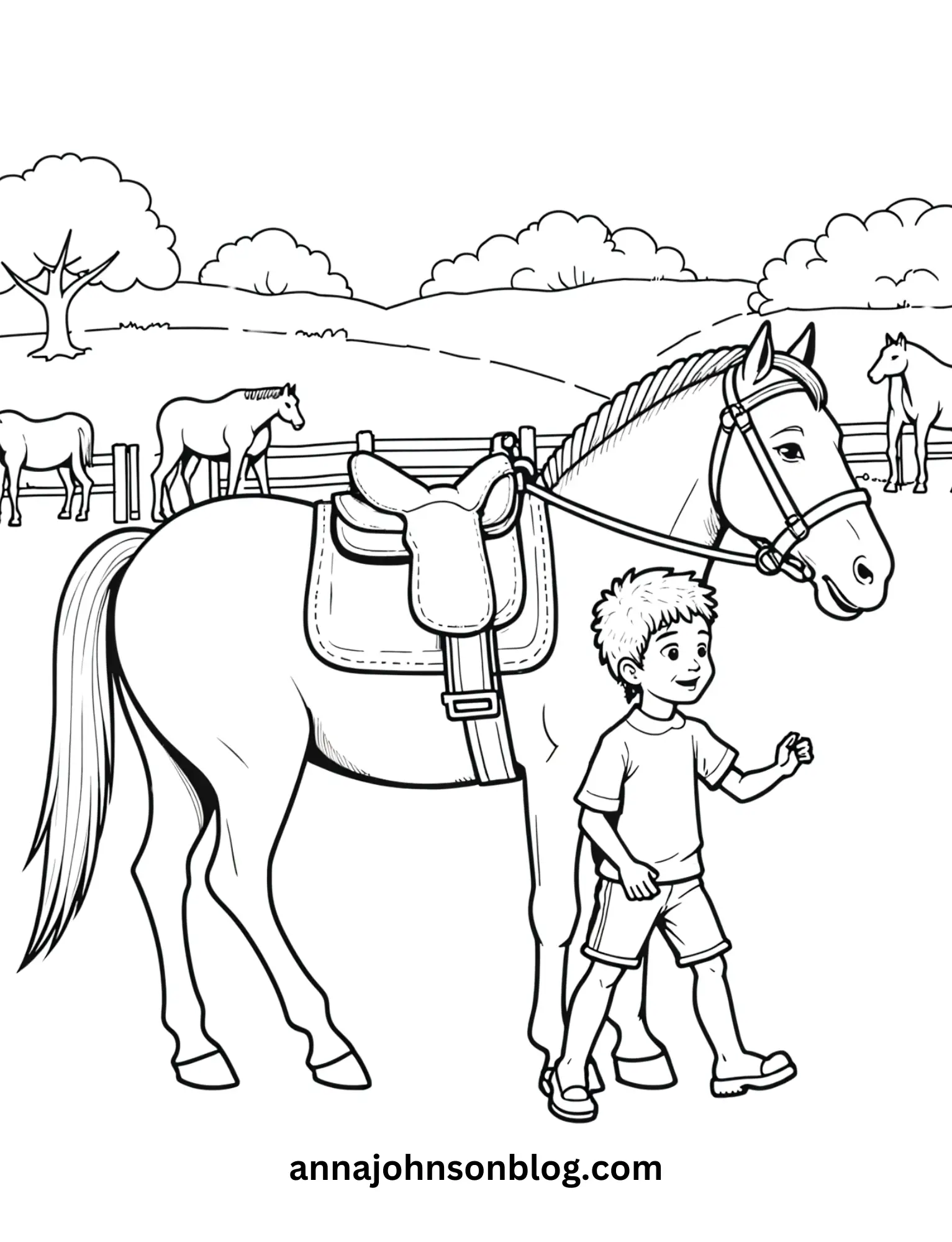 horse-coloring-pages