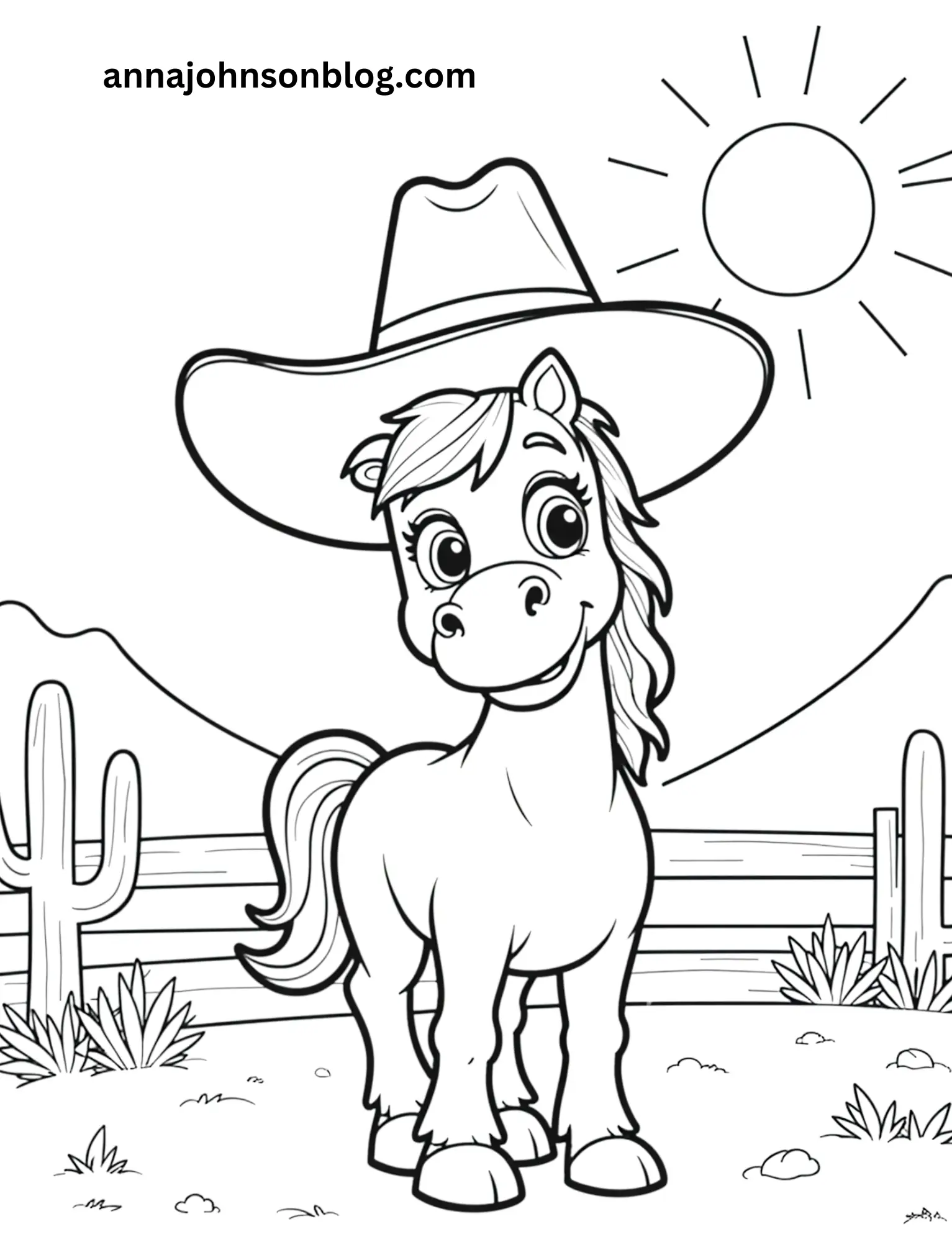 horse-coloring-pages