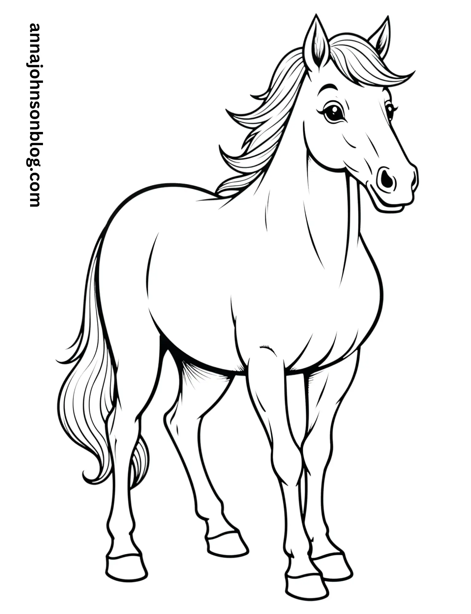 horse-coloring-pages