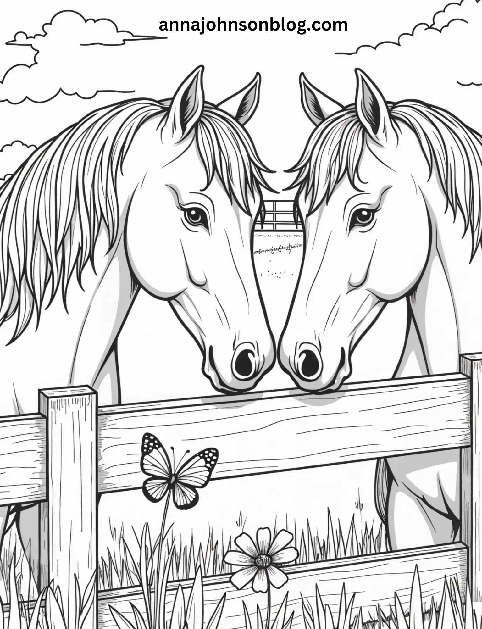 horse-coloring-pages