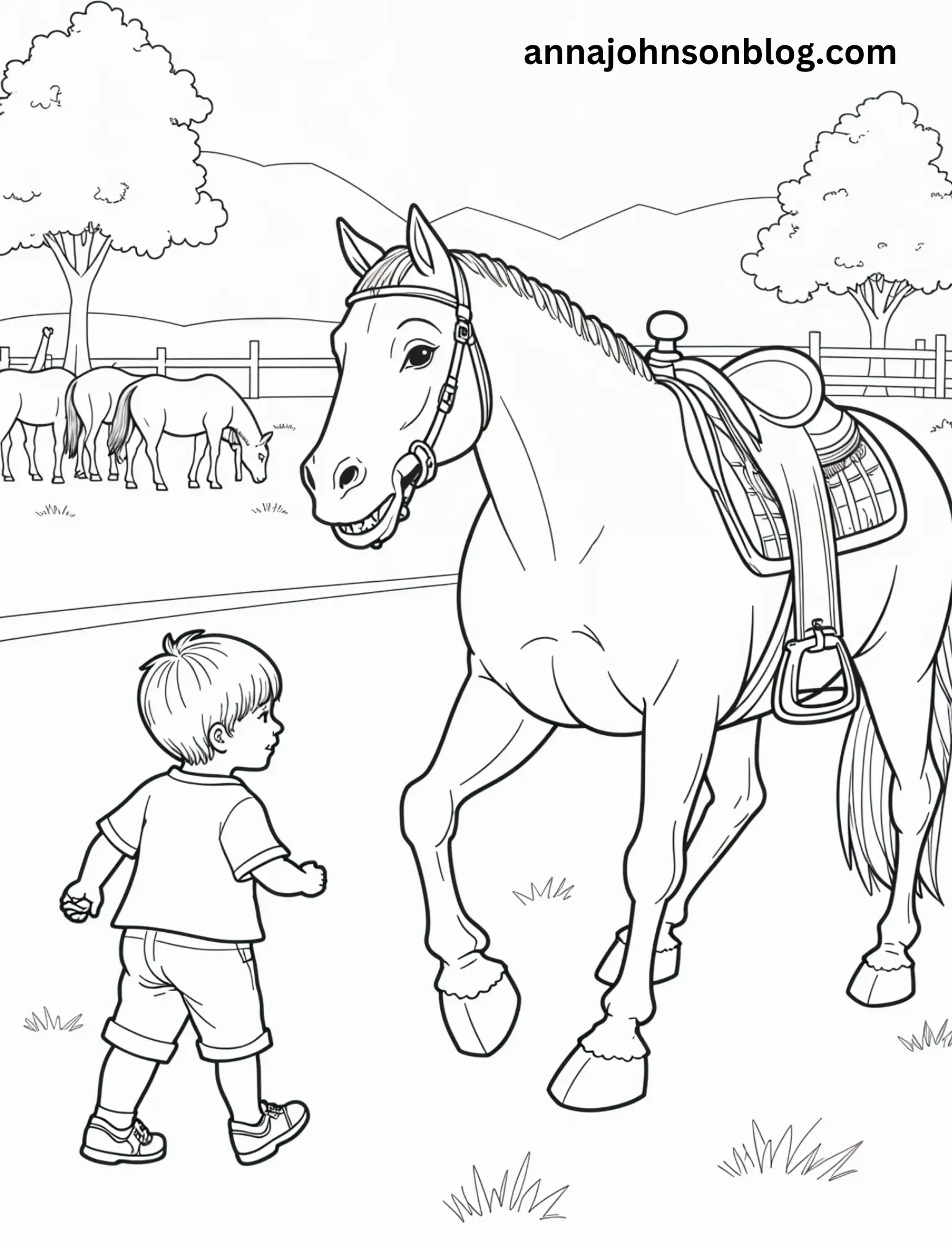 horse-coloring-pages