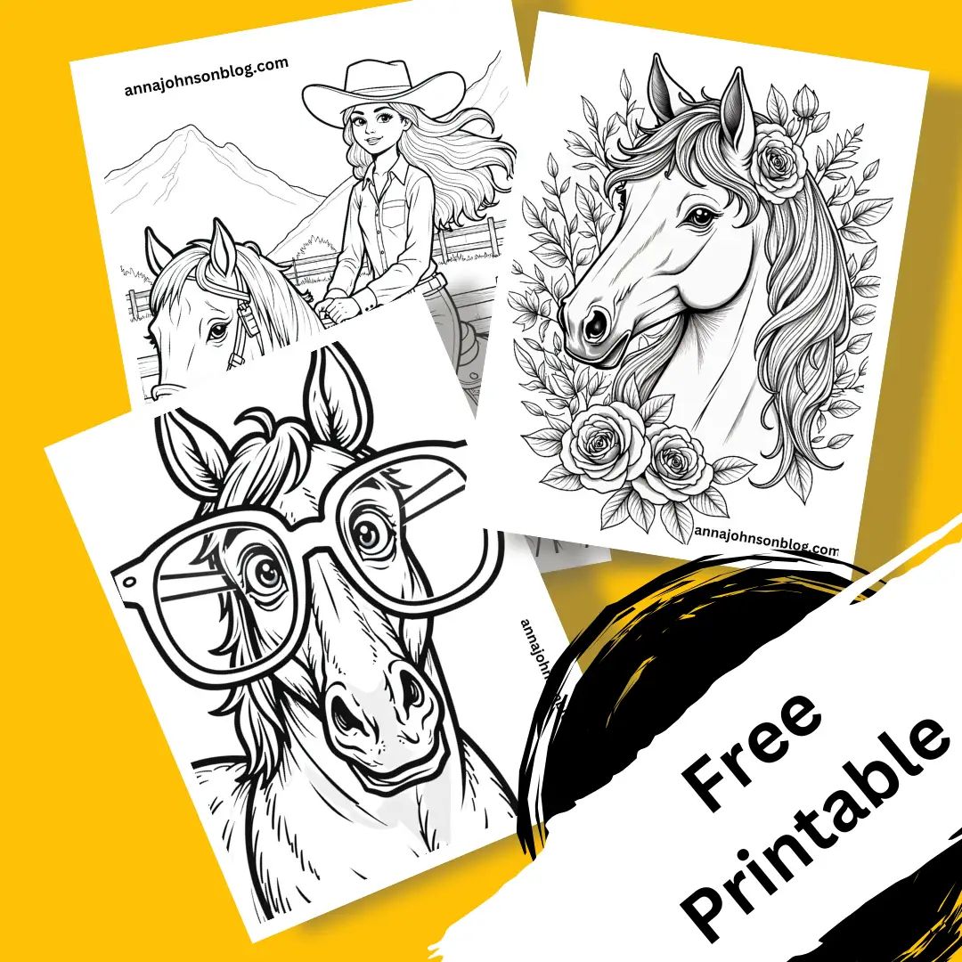 horse coloring pages