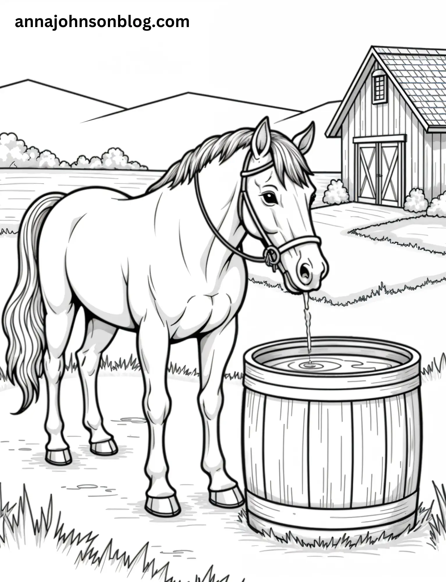 horse-coloring-pages