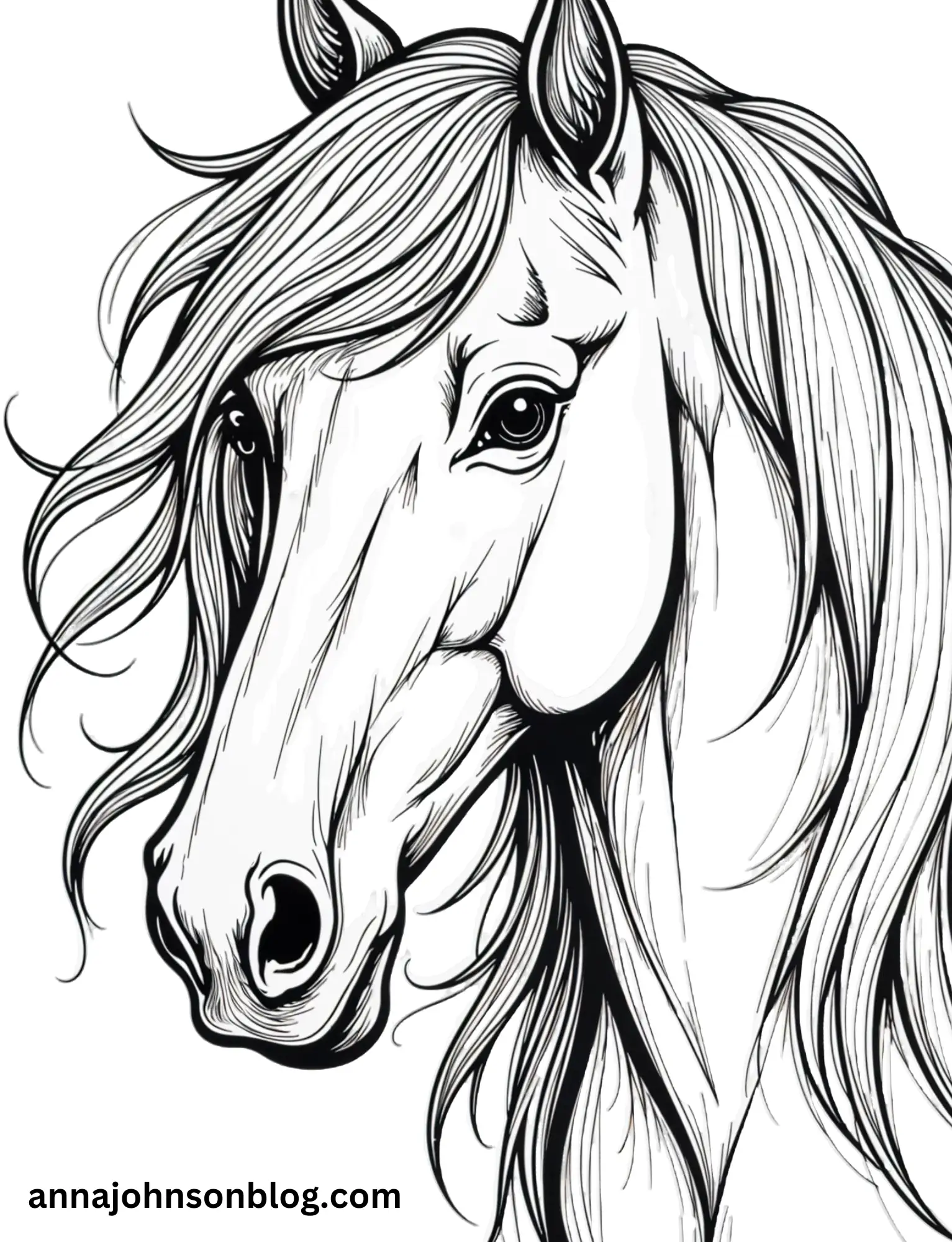 horse-coloring-pages