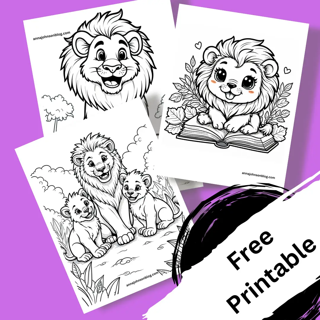 lion coloring pages