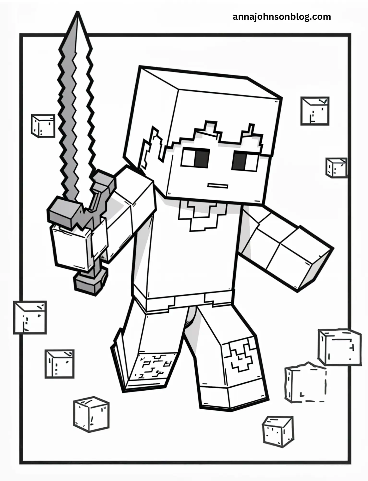 minecraft-coloring-pages