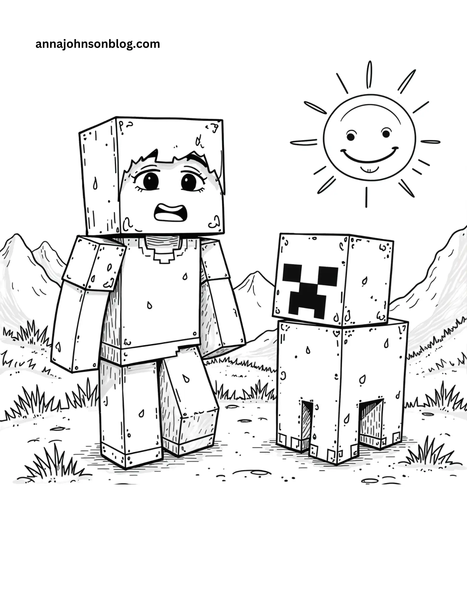 minecraft-coloring-pages