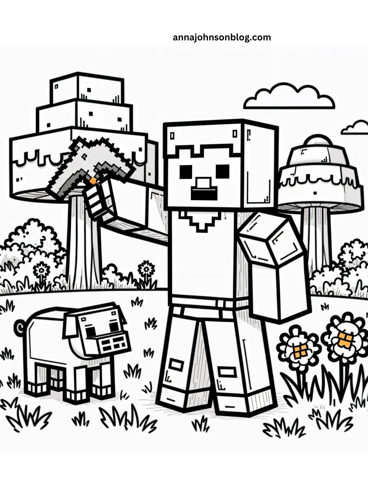 minecraft-coloring-pages