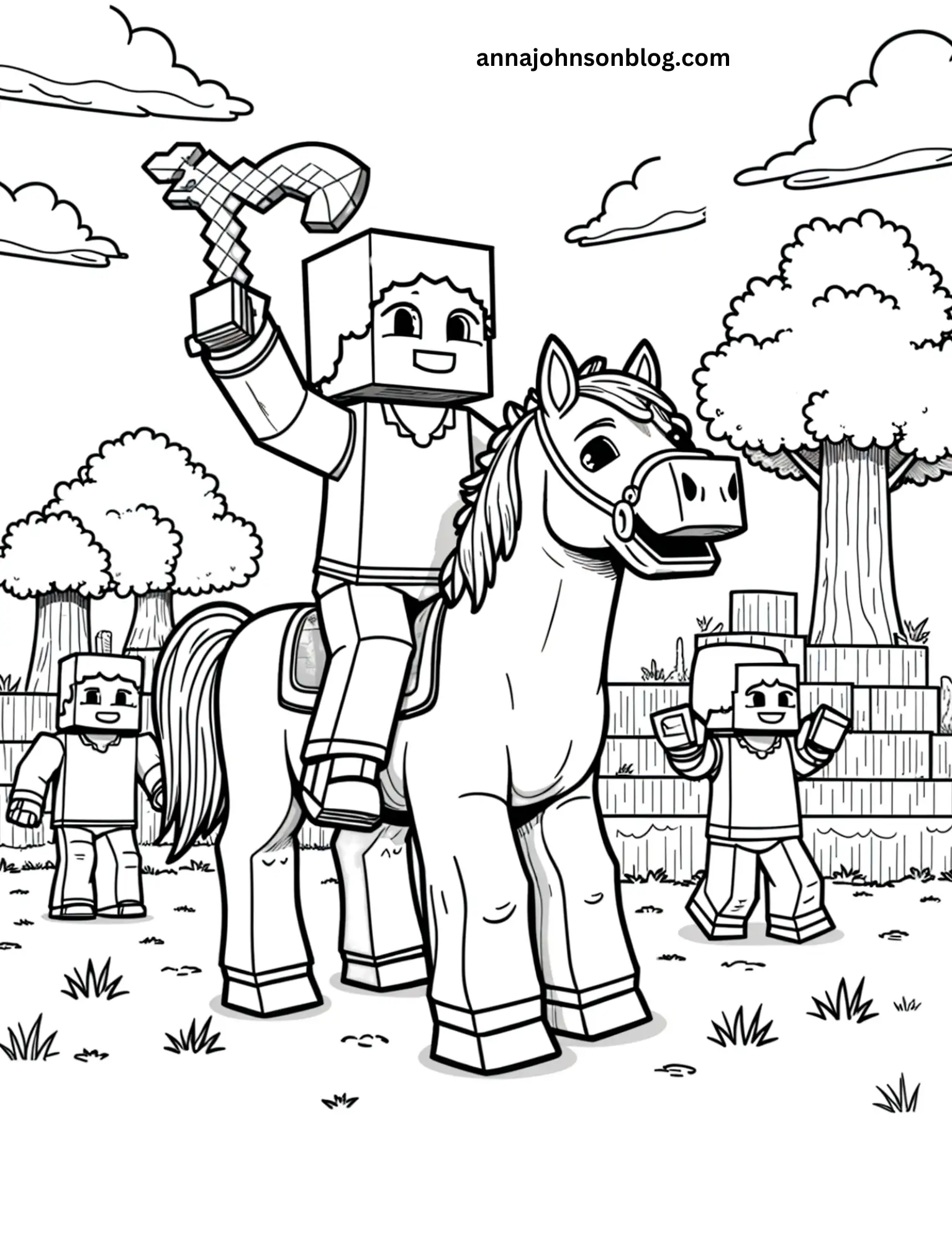 minecraft-coloring-pages