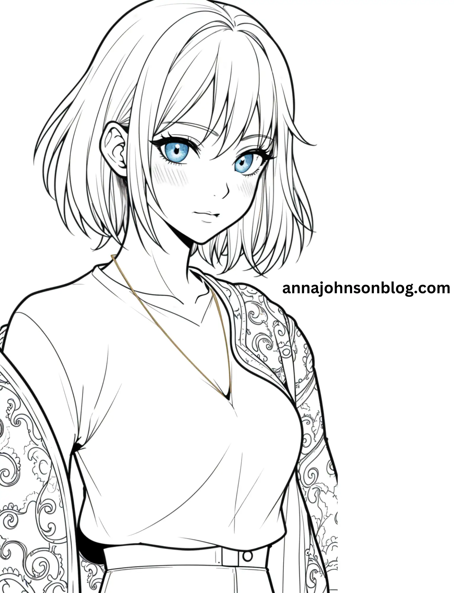 anime-girl-coloring-pages