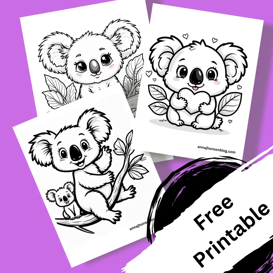 koala coloring pages