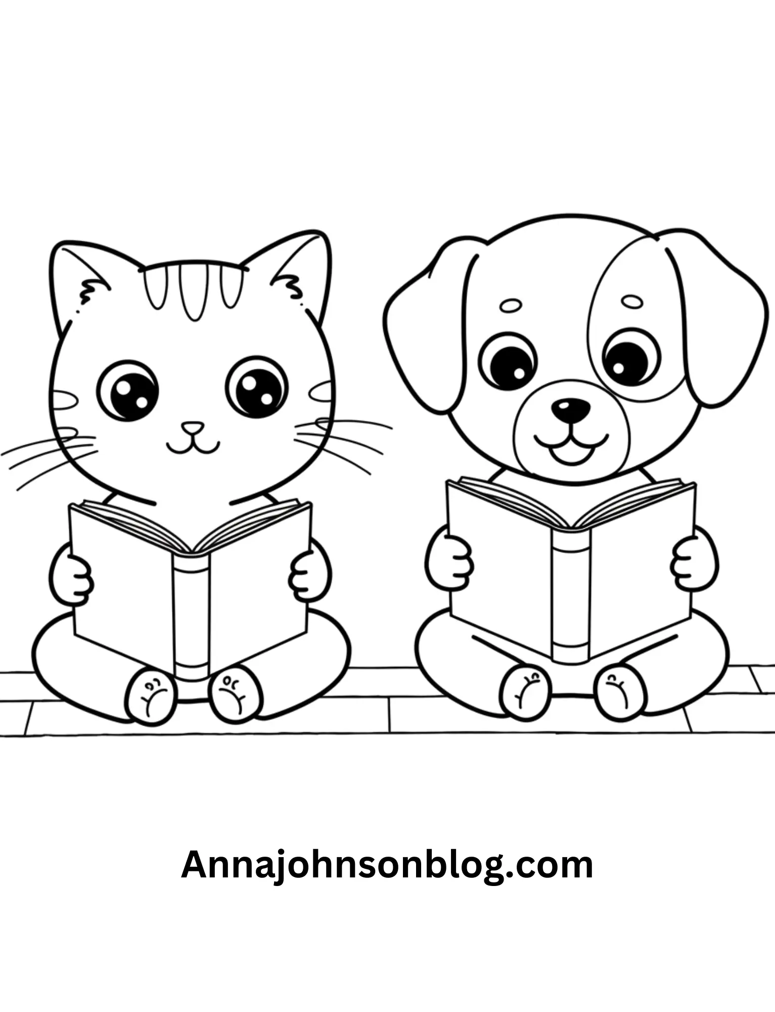 Dog-and-cat-coloring-page
