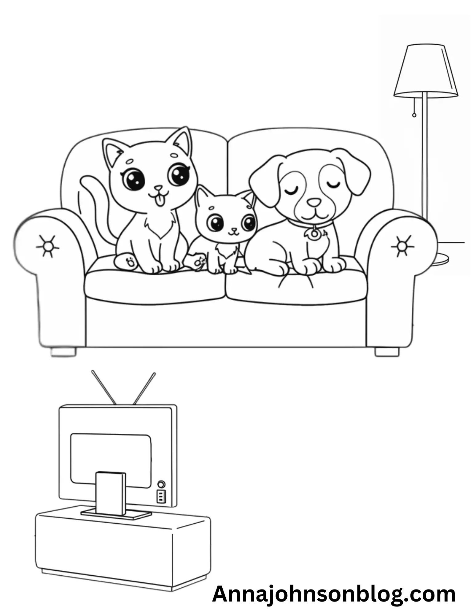Dog-and-cat-coloring-page