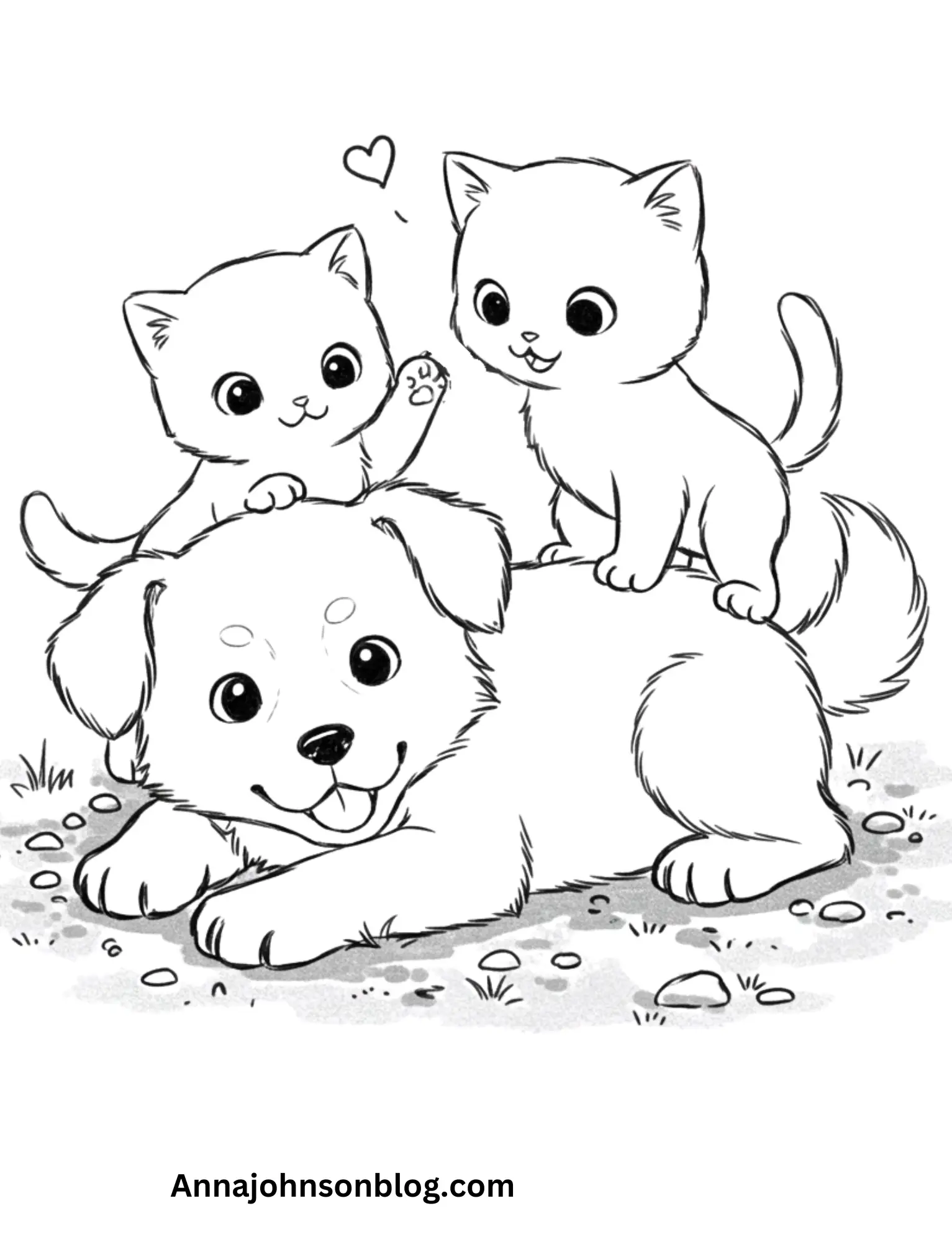 Dog-and-cat-coloring-page