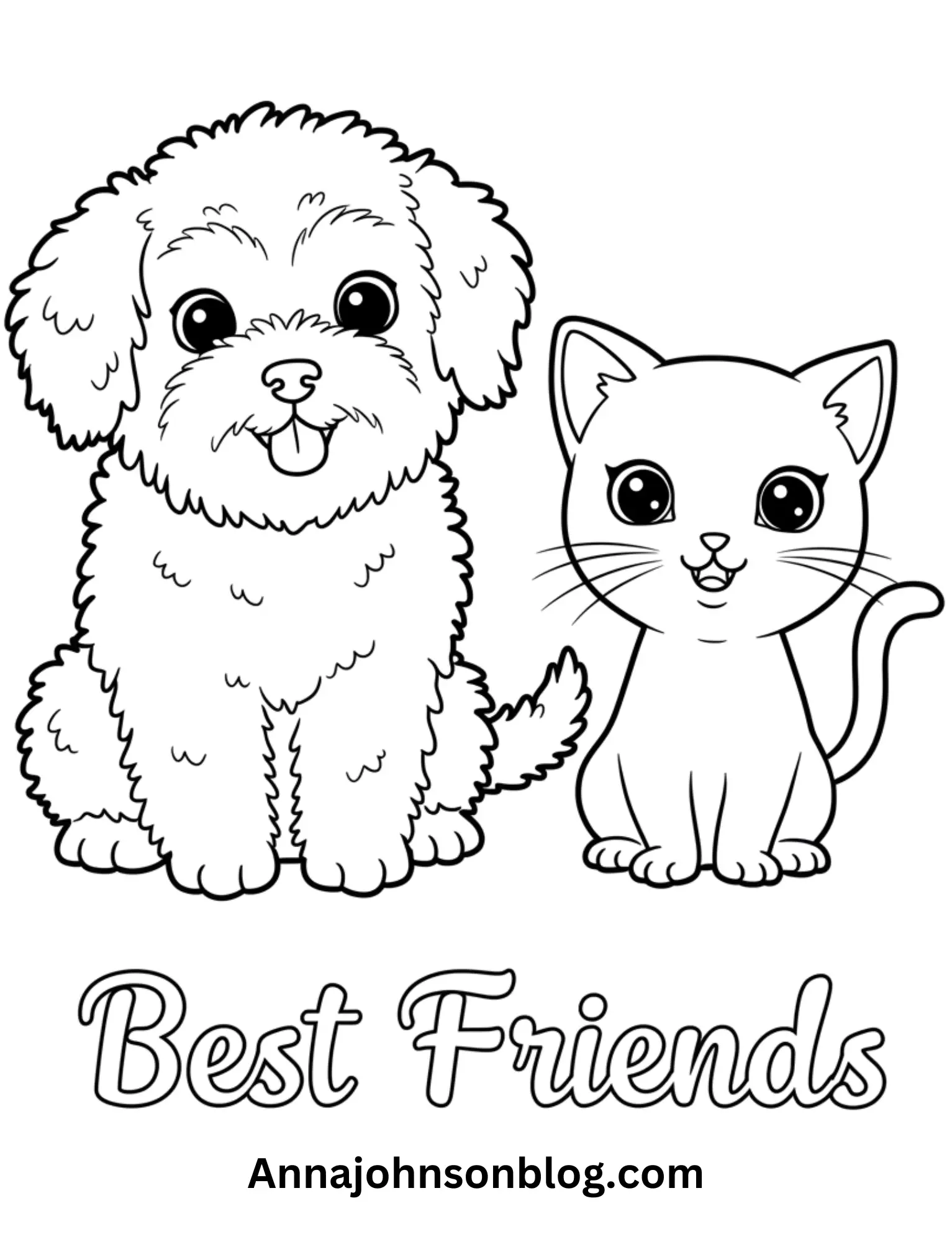 Dog-and-cat-coloring-page