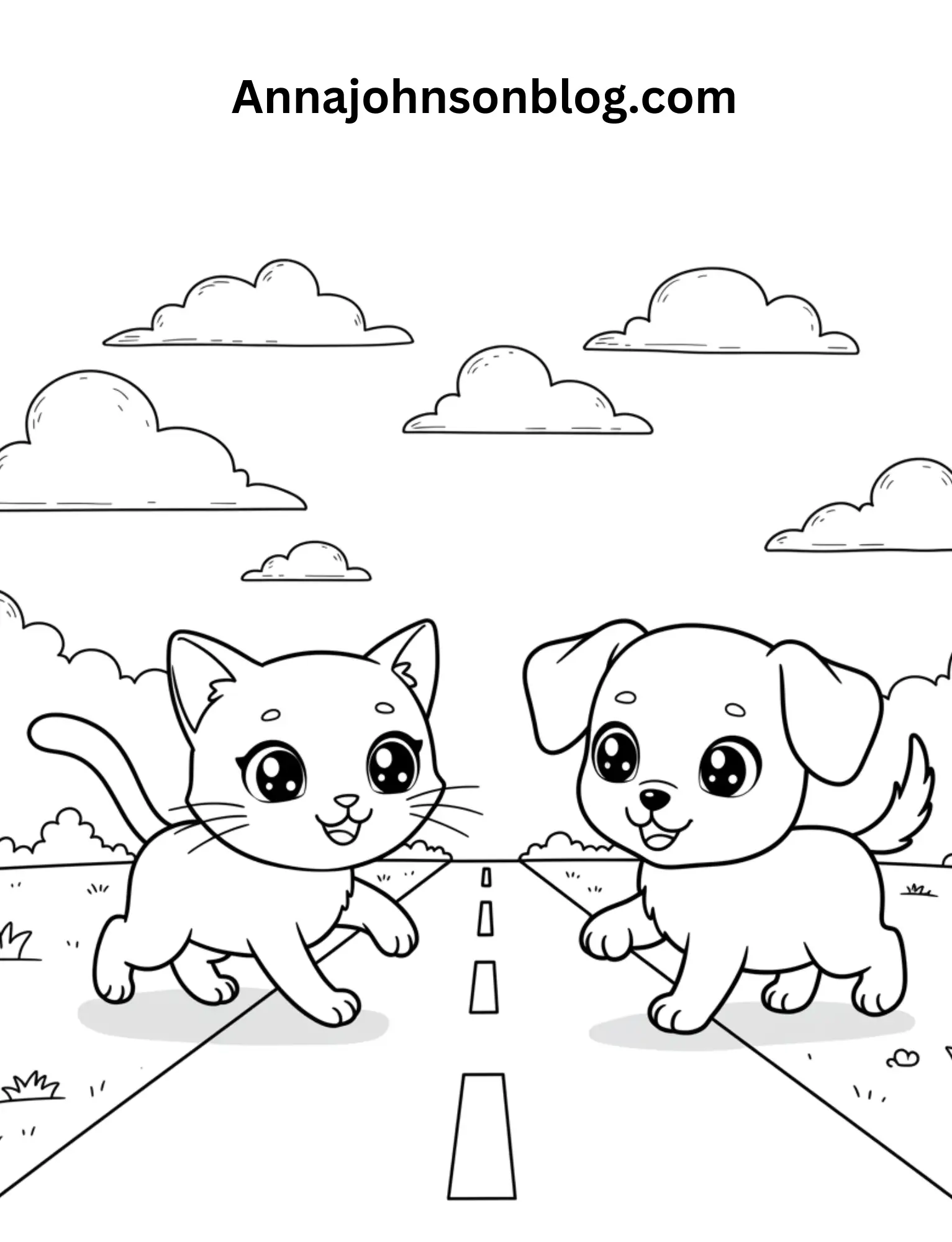 Dog-and-cat-coloring-page