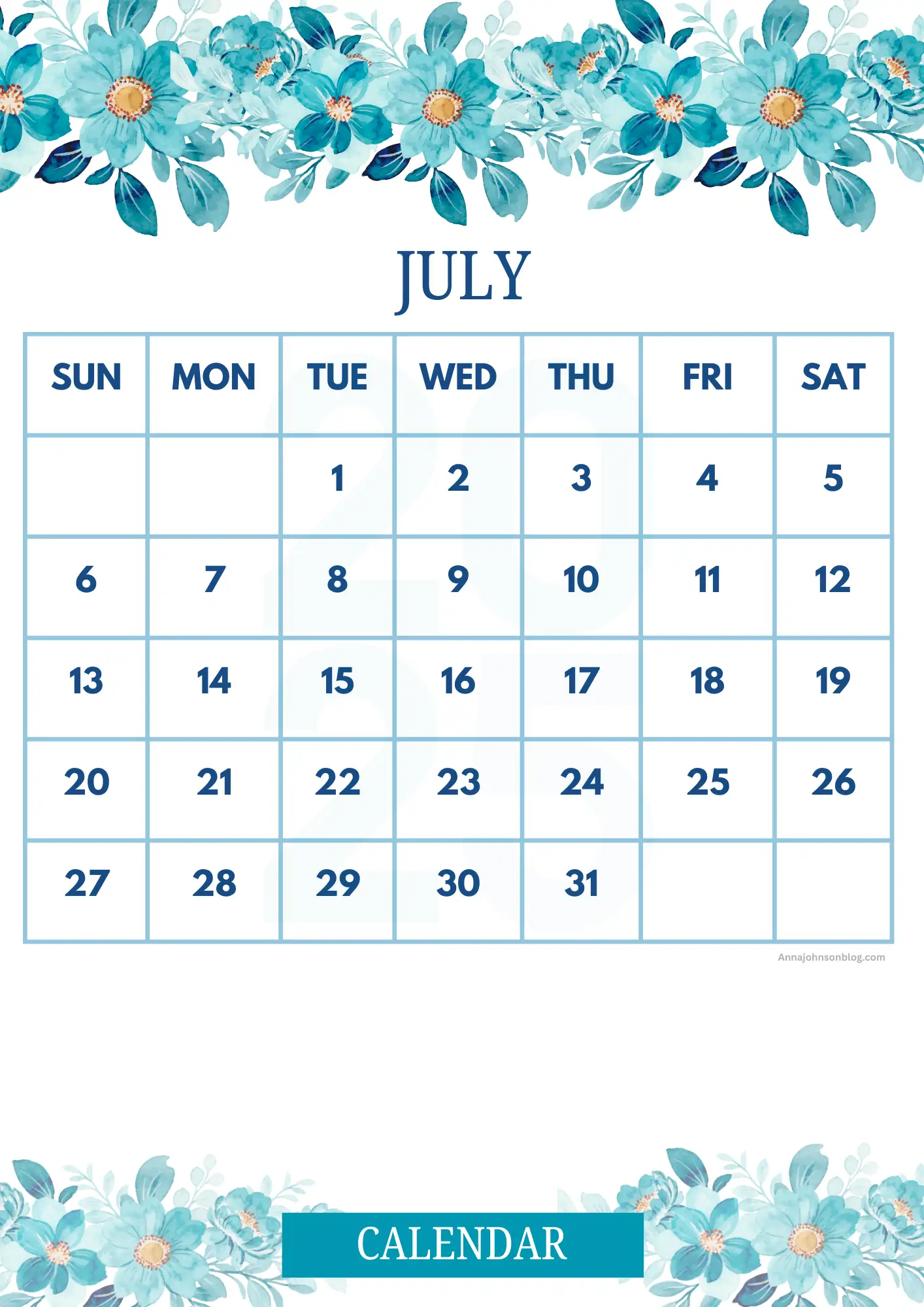 July-2025-Calendar