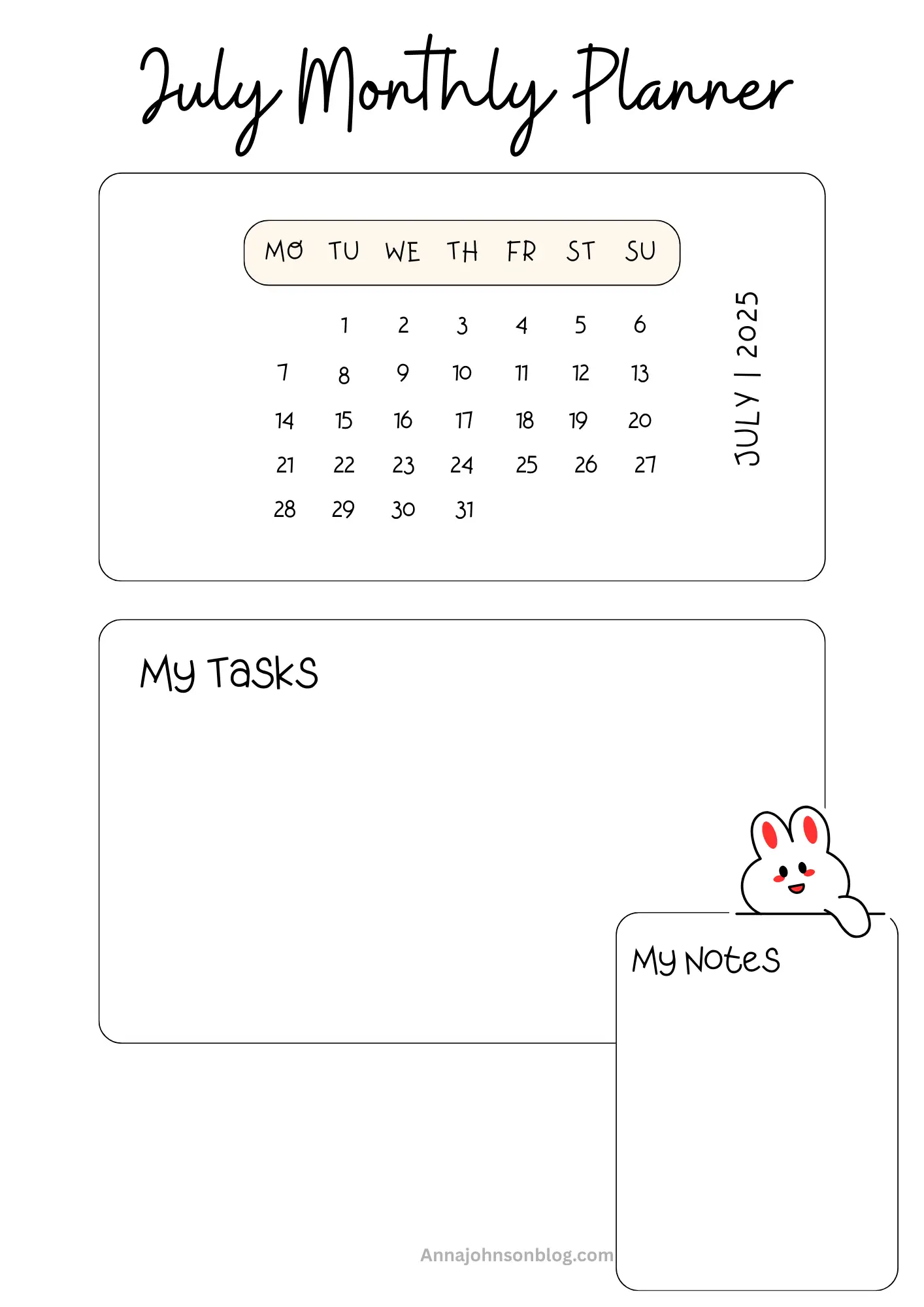 July-2025-Calendar