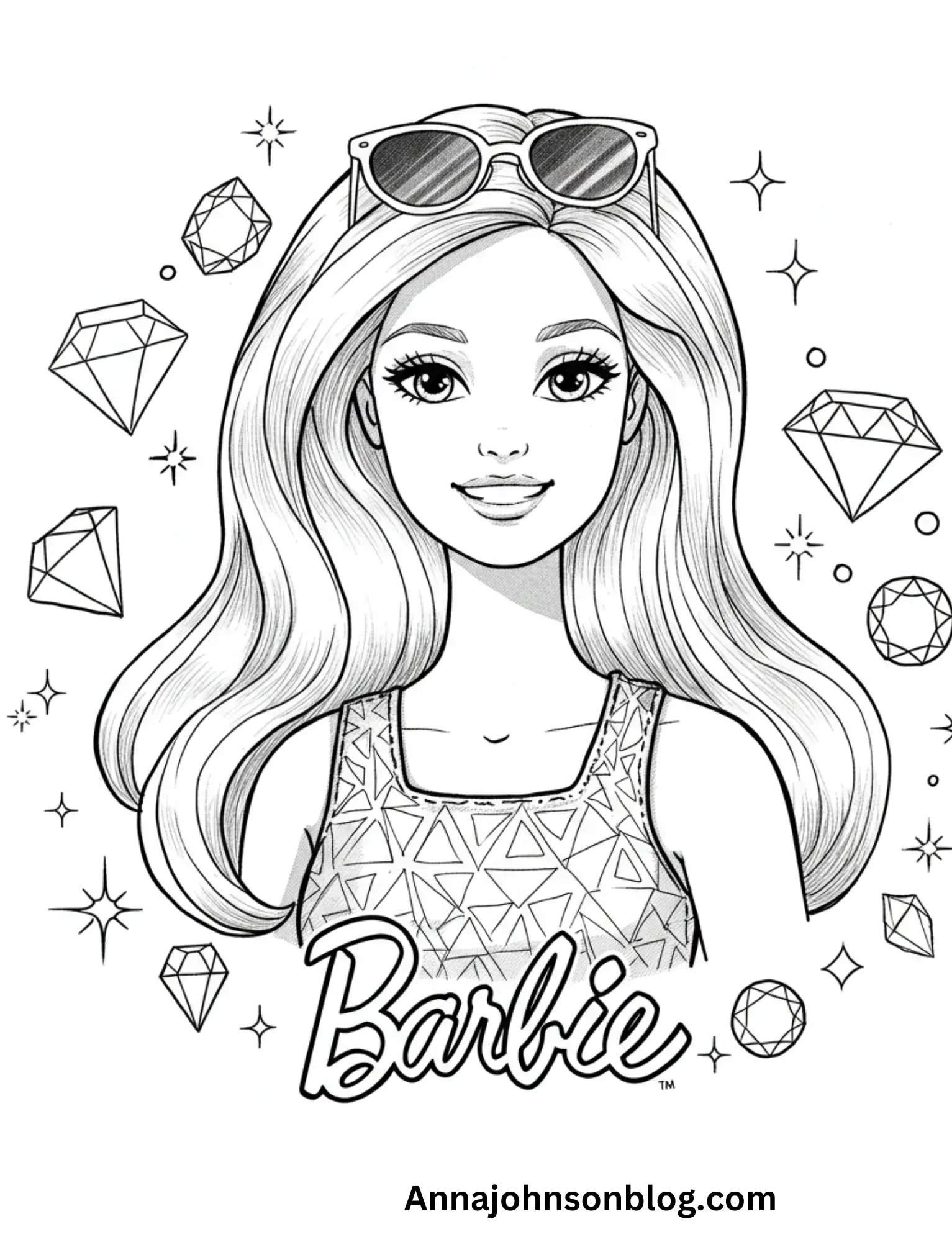 barbie-colouring