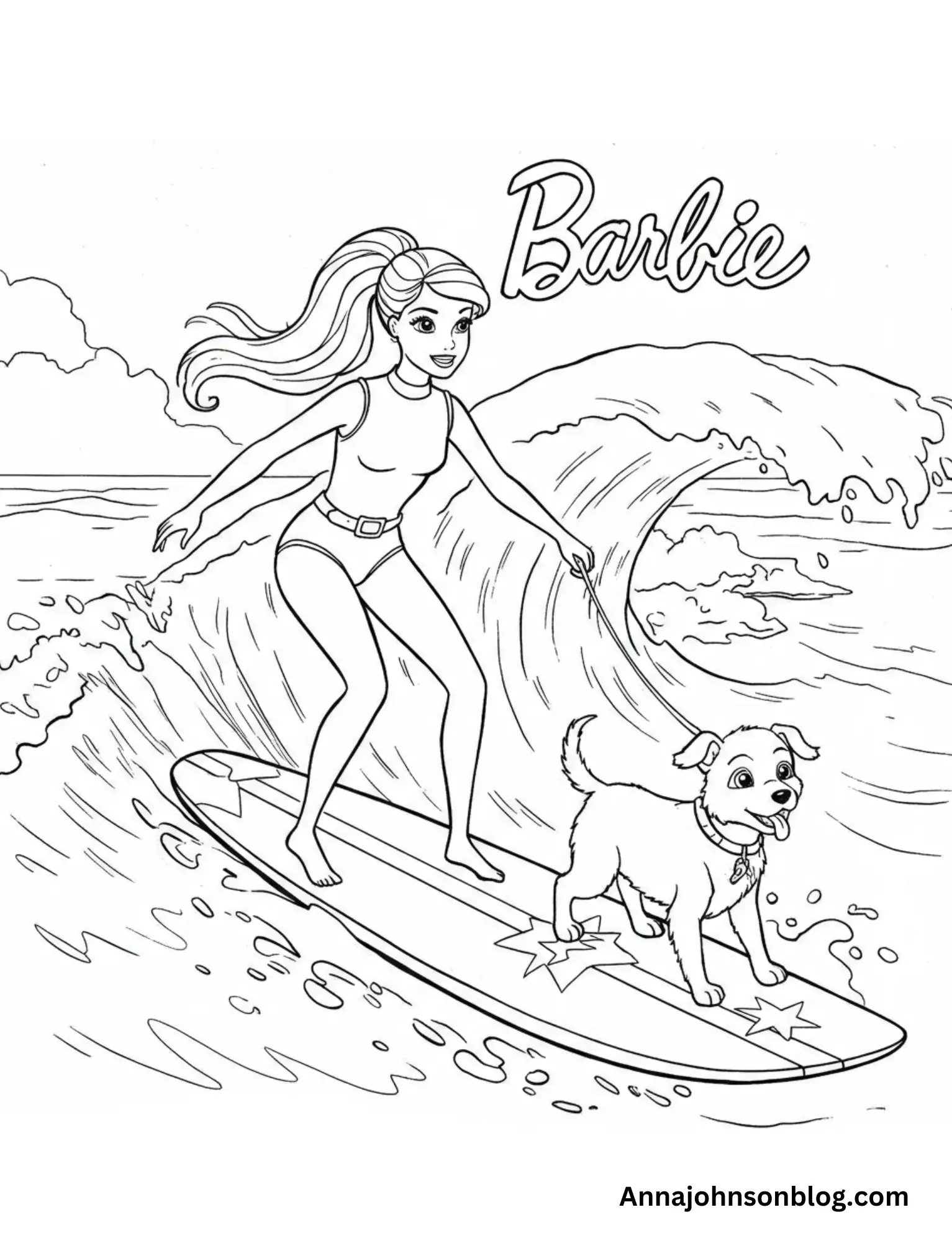 barbie-colouring
