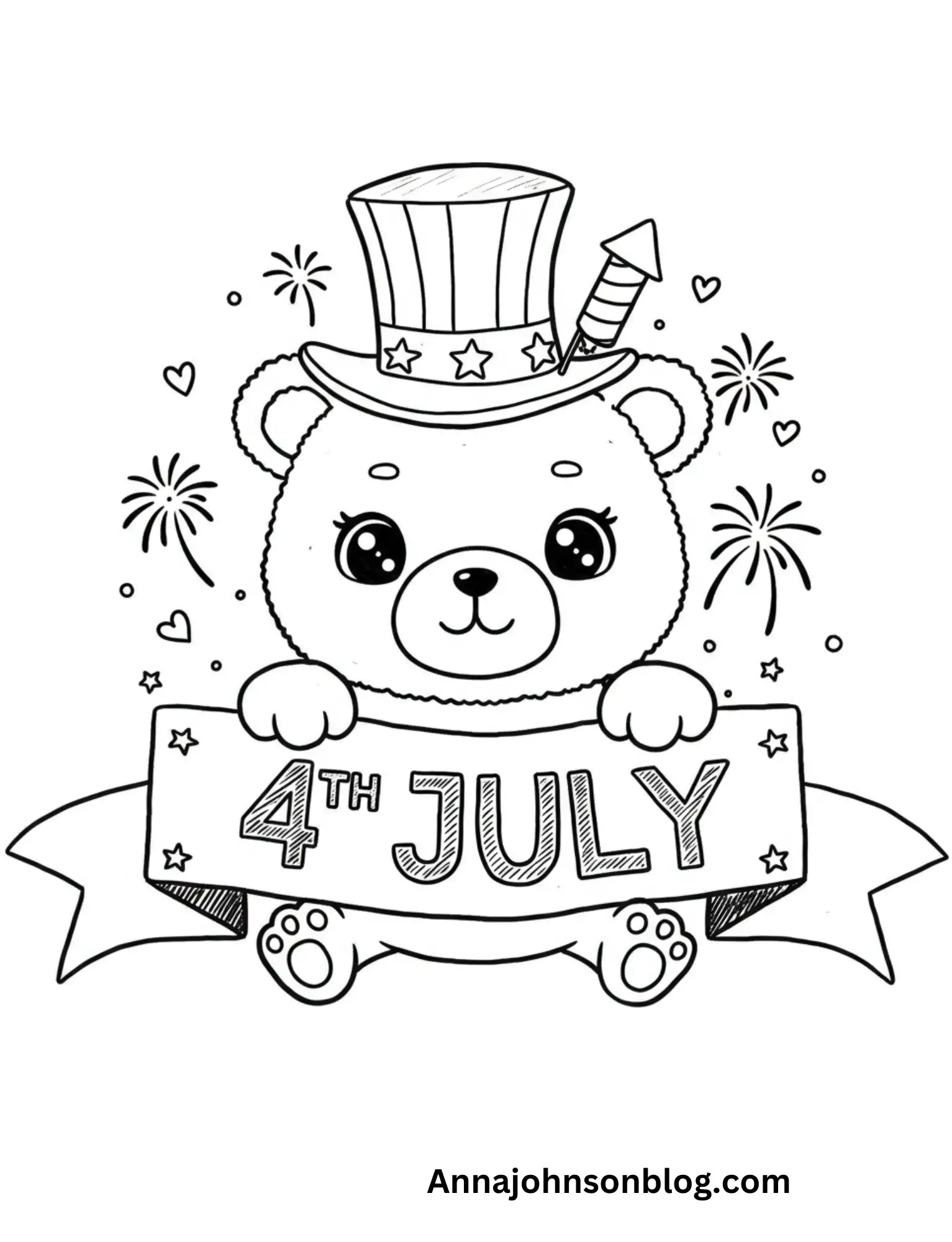 july-coloring-page
