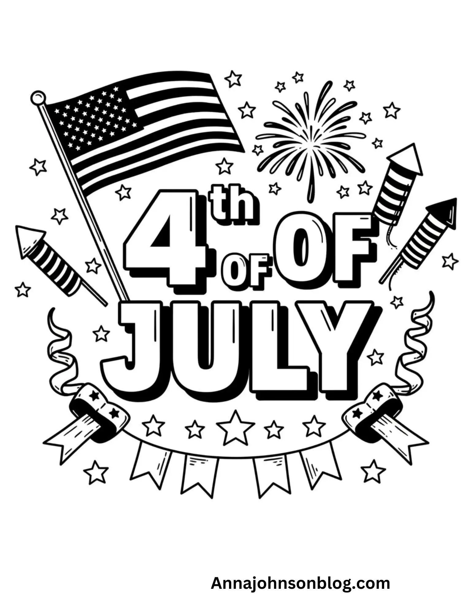 july-coloring-page