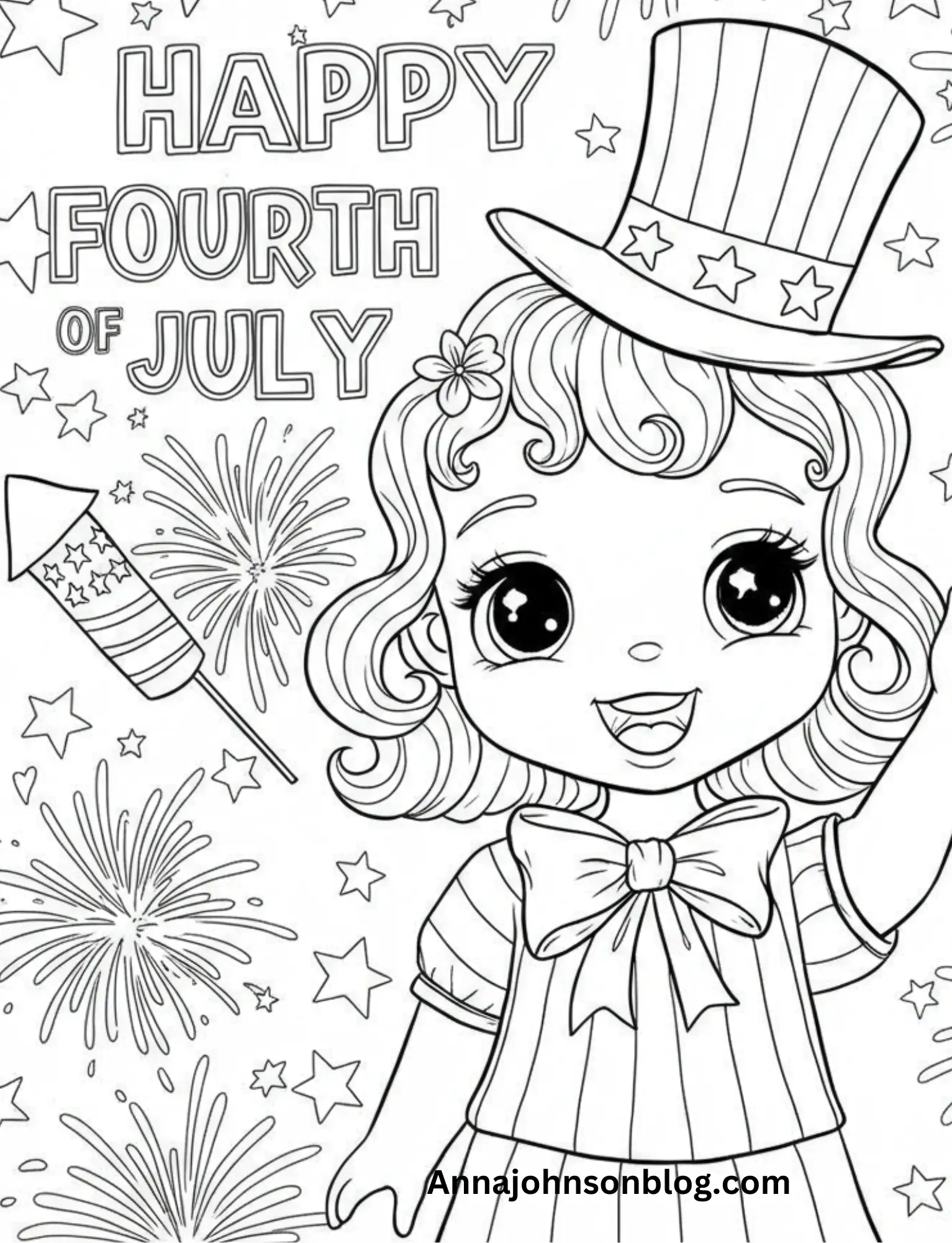 july-coloring-page