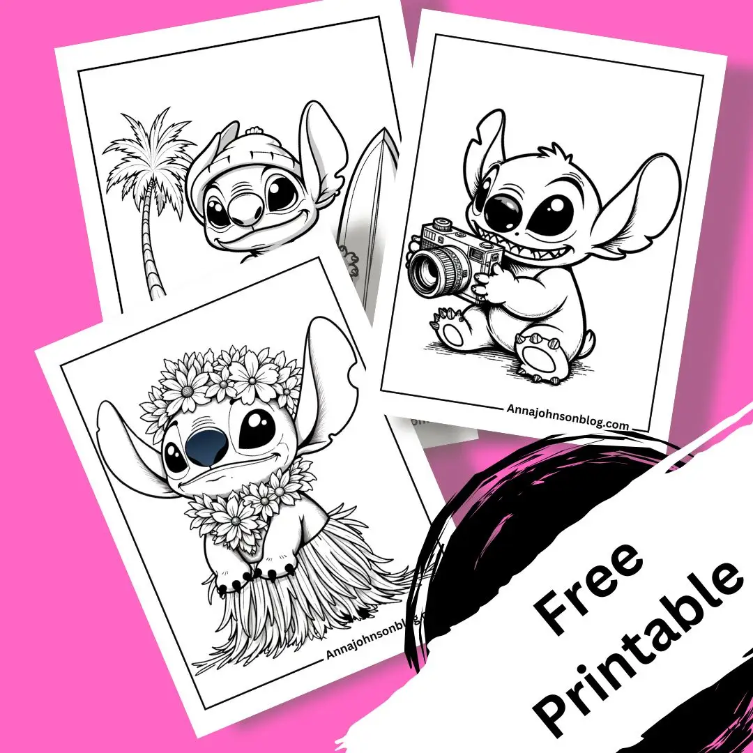 stitch coloring page