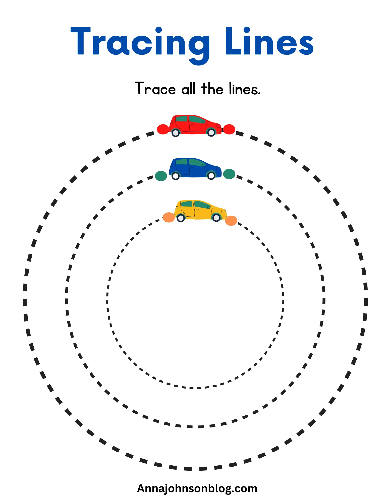 tracing-line-worksheet