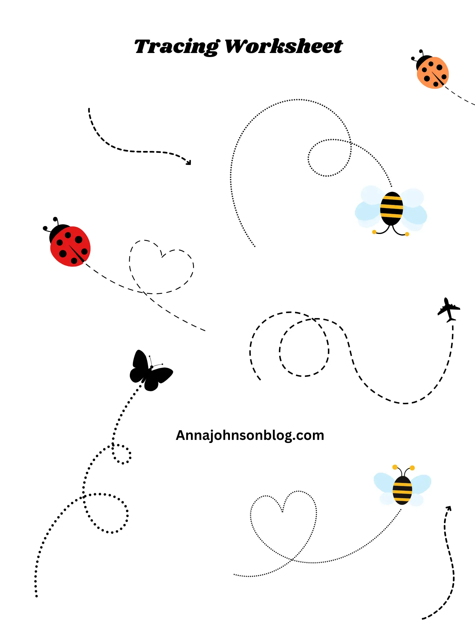 tracing-line-worksheet