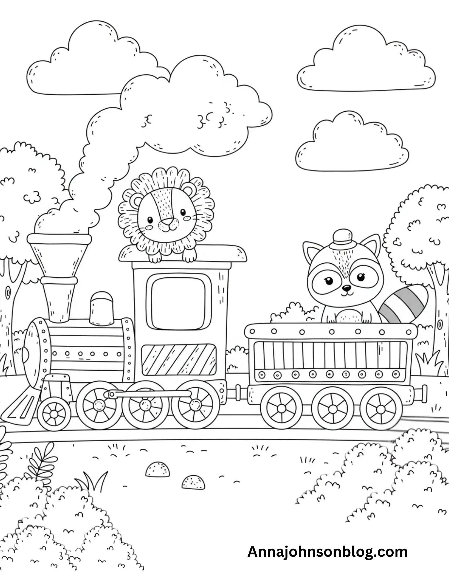 train-coloring
