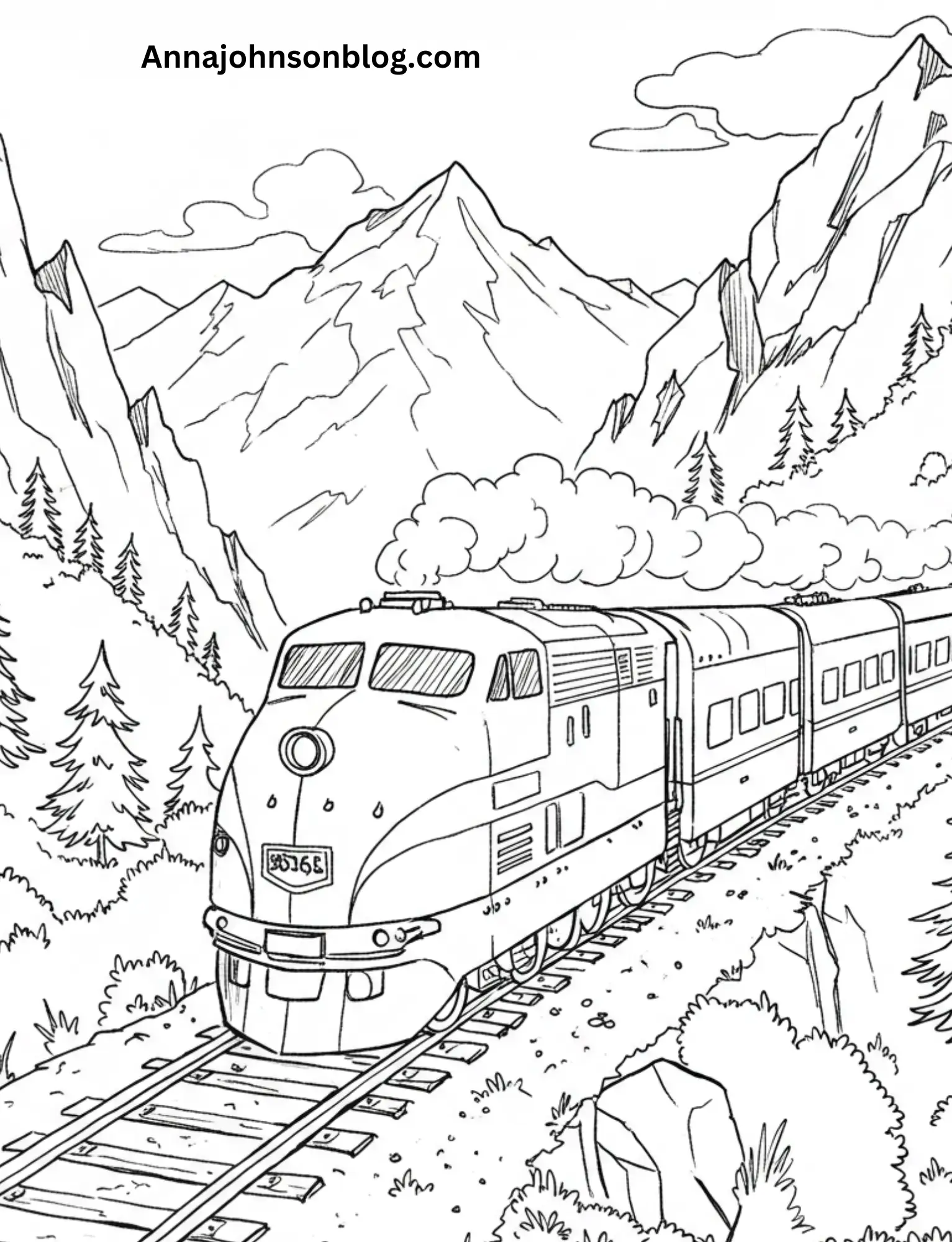 train-coloring