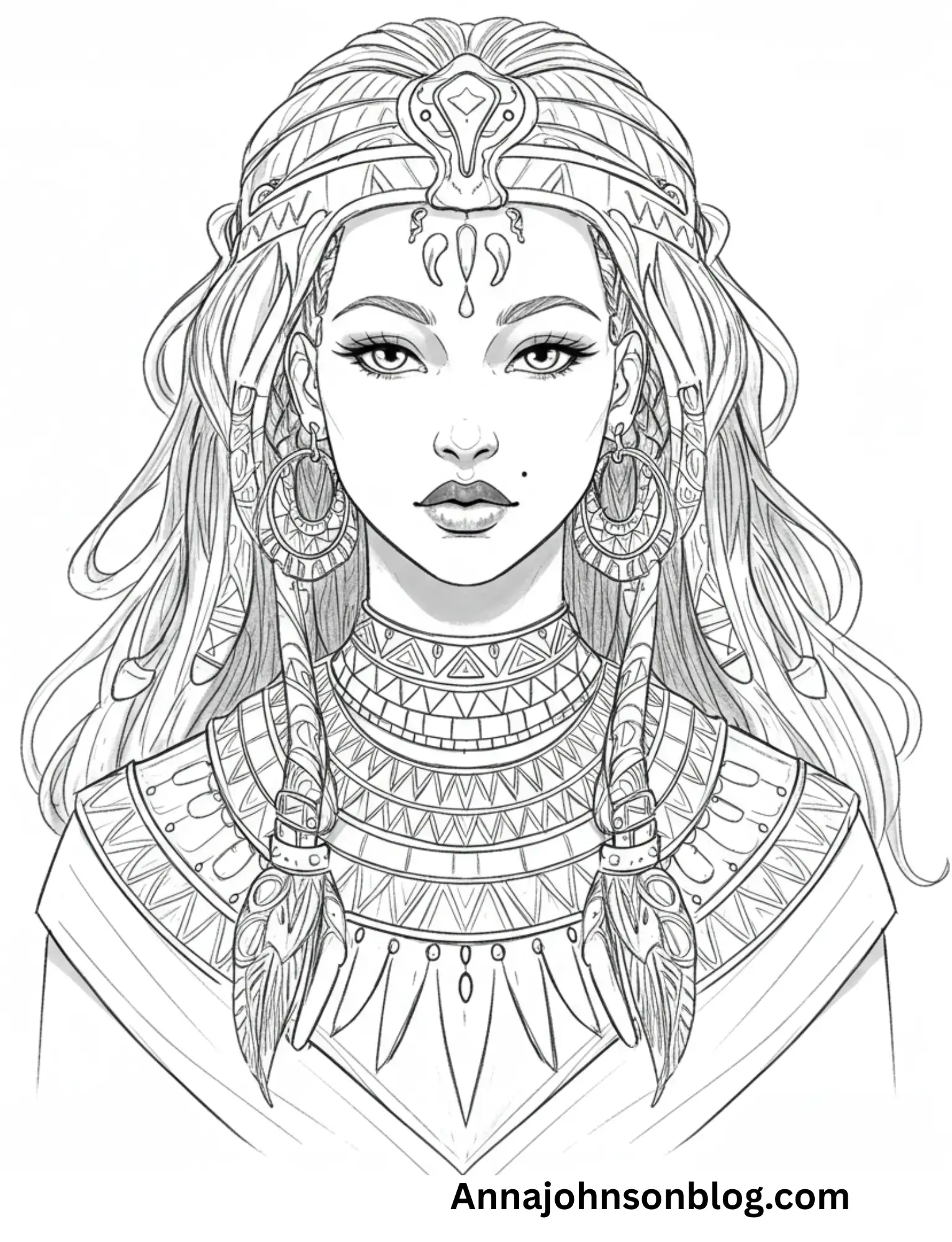 African-Women-Coloring-Pages