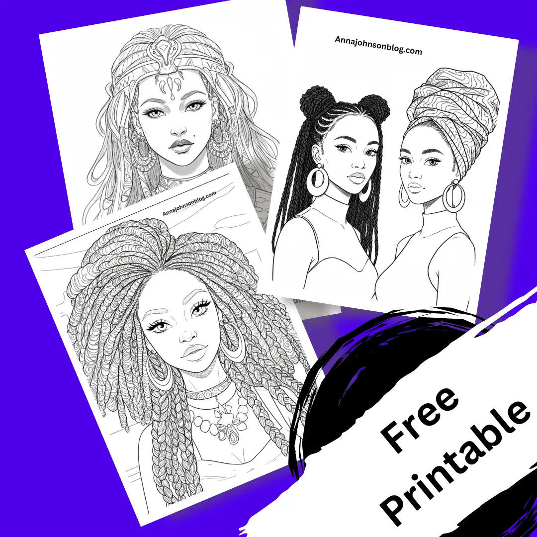 African Women Coloring Pages