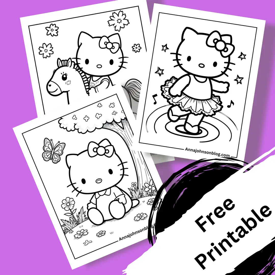 Hello Kitty Coloring Page