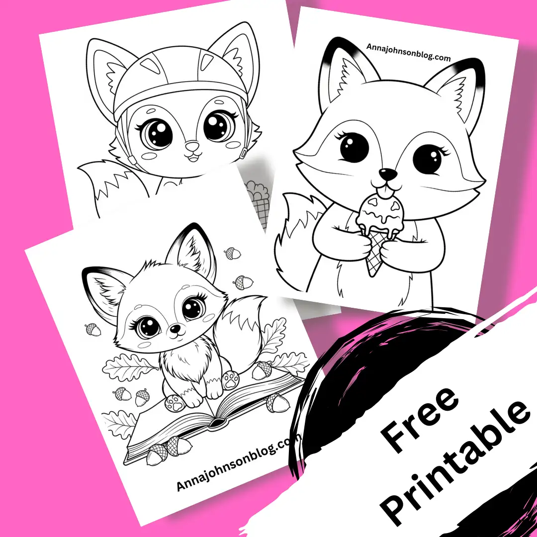 Fox Coloring Page